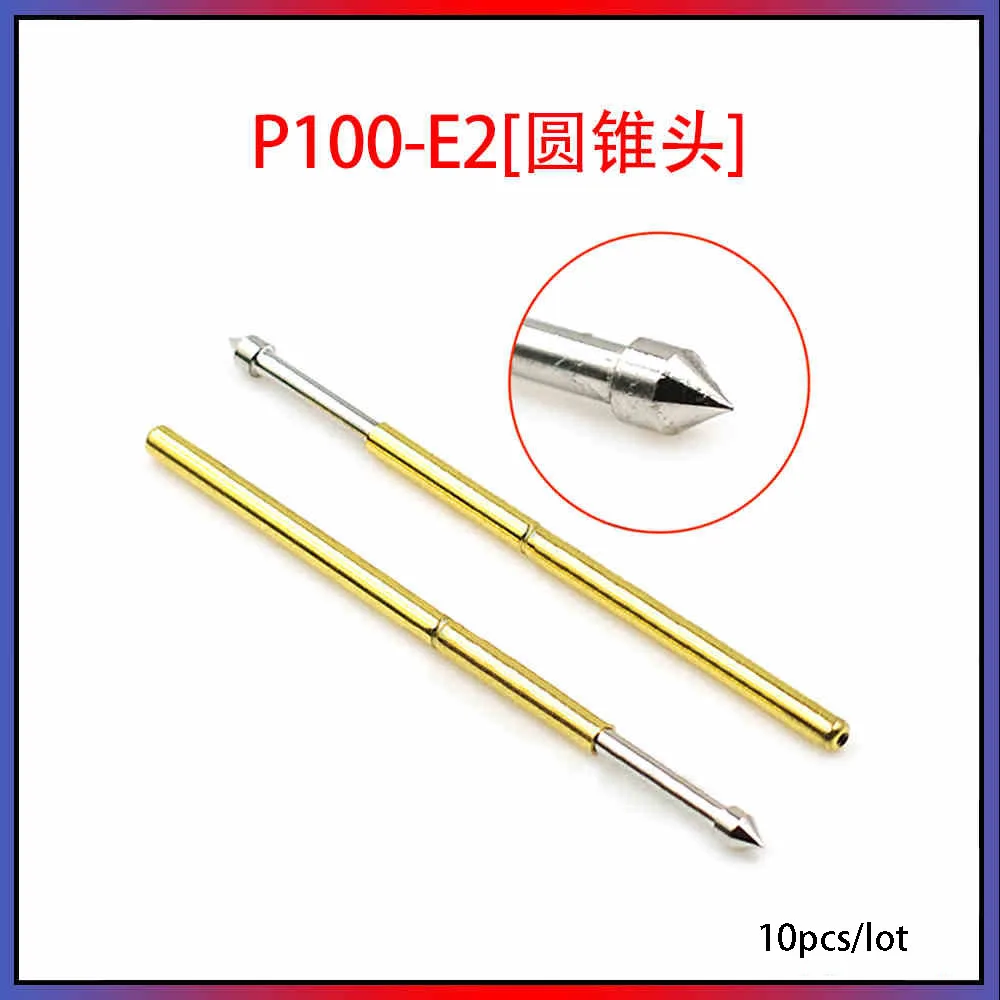10 шт. тестовый зонд Pogo pin P100 Выдвижной пружинный наперсток P100-A2 A3 B1 D2 D3 E2 E3 F1 G1 G2 H2 H3 H4 H5 H6 J1 LM2 M3 Q1 Q2