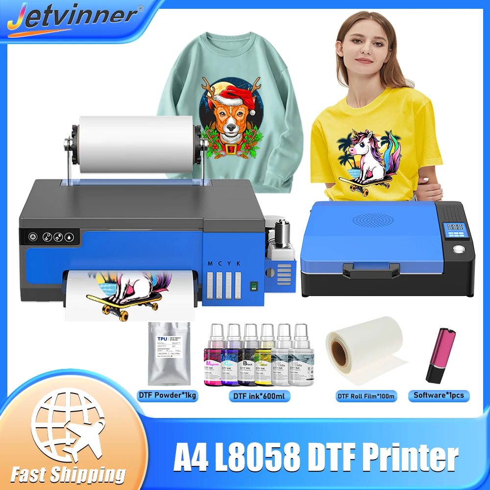 Принтер A4 DTF XP600 передачи с подачей рулона напрямую для пленки Печатная машина