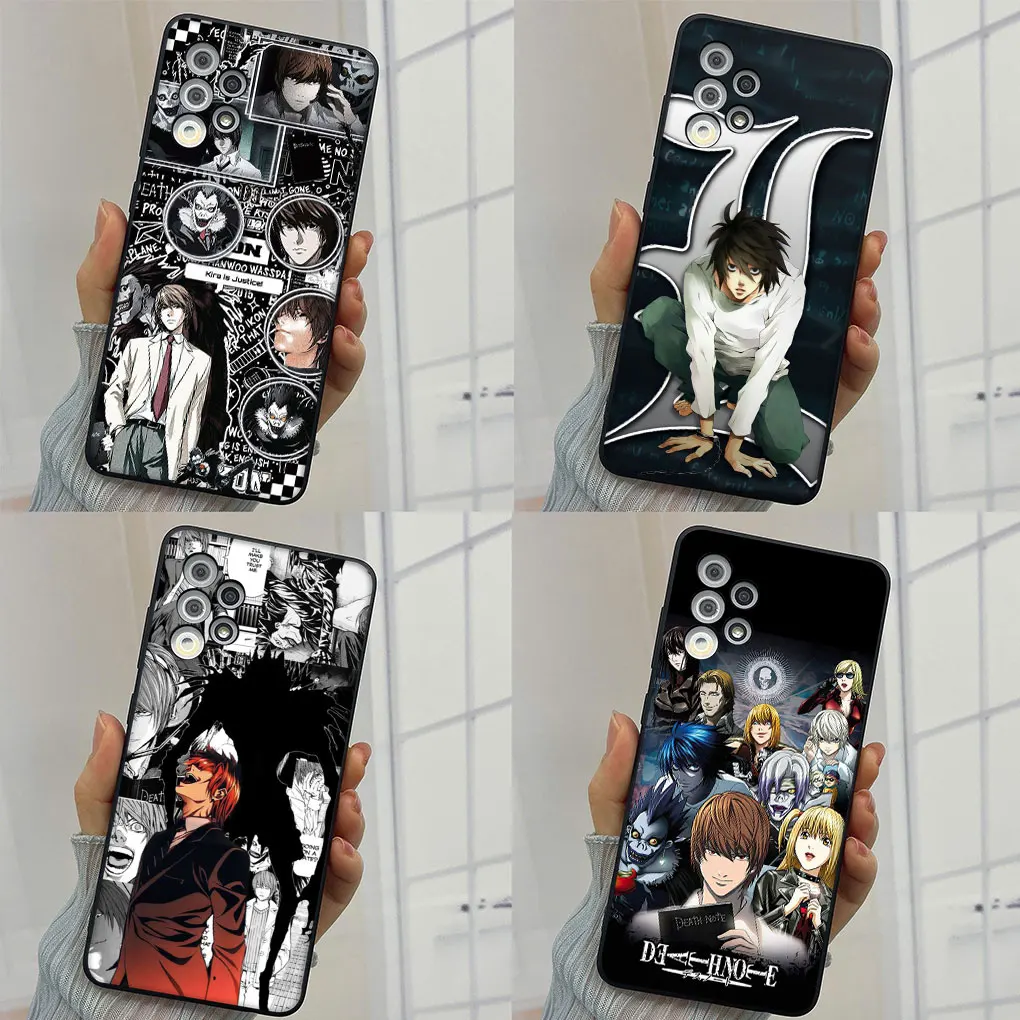 Чехол для телефона Death Note L Mello Lawliet Samsung Galaxy 20 8 9 S10 S9 Plus A12 A13 A21S A50 A51 A33 A34 Coque