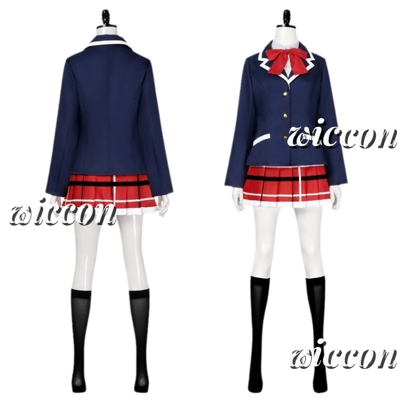 Аниме Love Chunibyo Other Delusions Takanashi Rikka Dekomori Sanae Косплей Костюм Парик Взрослая Женщина