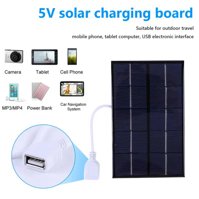 

Outdoor Solar Panel Kit Portable Solar Generator For Battery Phone Charger USB Solar Panel Solar Mobile Phone Charging Board