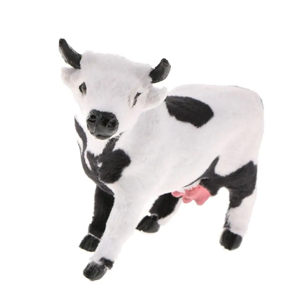 

Cow Statue indoor e outdoor Garden Ornament Prop Model Figure Hunting
