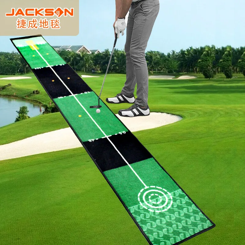 Golf Putting Mat Plastic Training Tool Driving Trainer Putter Practice Pad Chipping Hitting Carpet Gree Lenght 28cm*240cm