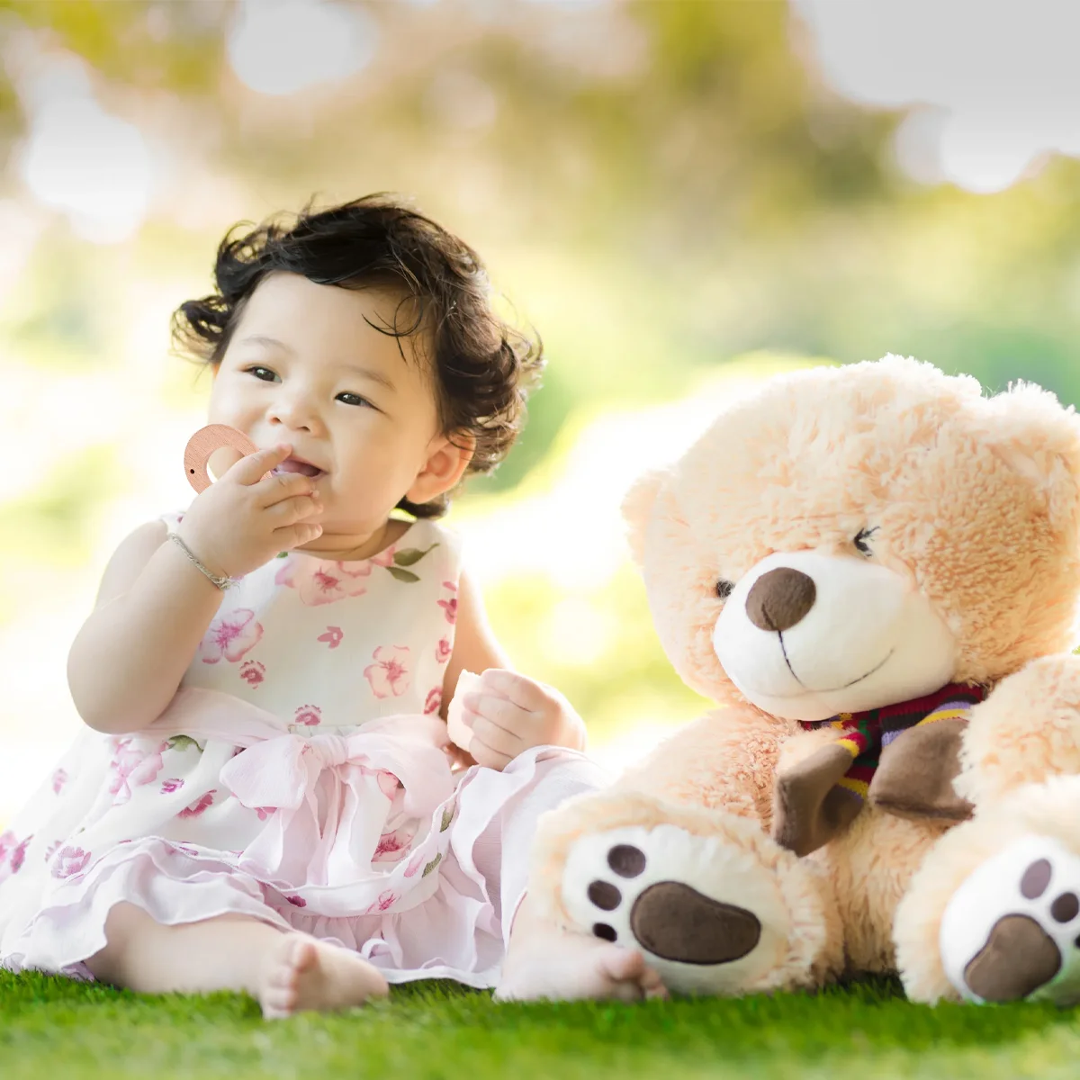 

5PCS Rings Animals Shape Nursing Soothing Molar Pendant Set