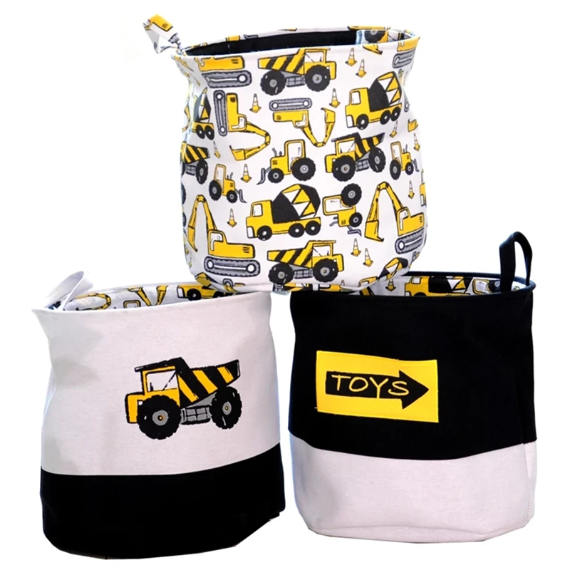 

Корзина для грязной одежды для детей, детские игрушки, холщовая корзина для хранения, большая корзина для хранения, Домашний Органайзер для ...