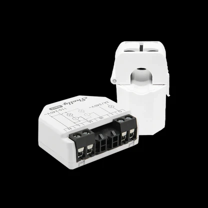 Фото Умный настенный выключатель Shelly EM Gen3 Wi-Fi 2A по заводской цене, мини-дизайн, умное реле, не требуется HUB №1