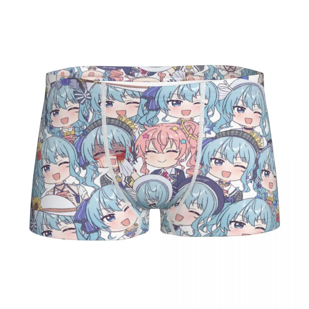 

Men Boys Underwear Hoshimachi Suisei Hololive Youth Shorts Boxers Cute Anime Girls Teenagers Cotton Underpants
