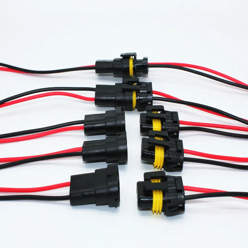 5 комплектов 10 шт. 18 см 9005 9006 переходник для лампы налобного фонаря гнездовой