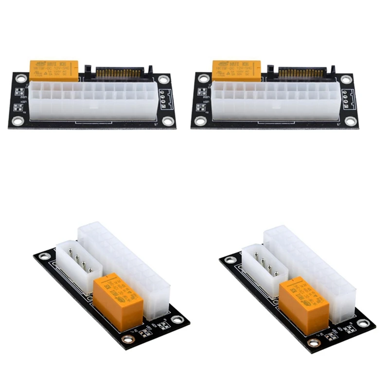 

2 шт. двойной блок питания адаптер синхронизации Add2Psu ATX к 4Pin Molex синхронный соединитель переходник Кабель Майнер