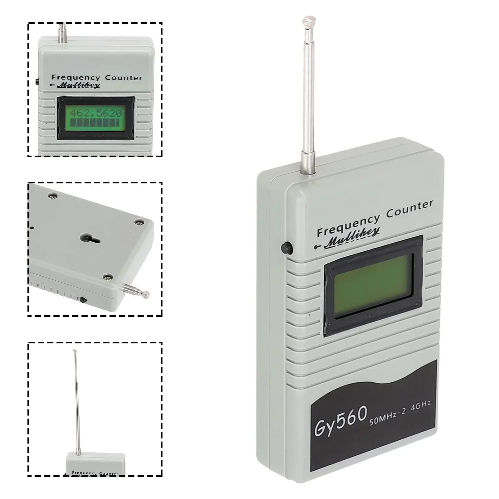 Частотомер от 50 МГц до 2400 9 В 6F22 Серый Мини Ручной Измеритель Gy560 Тестер