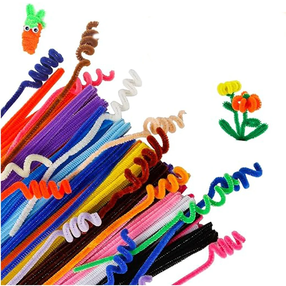 Ершики для чистки труб, помпоны, шарики, пластиковые глаза, стебли ...