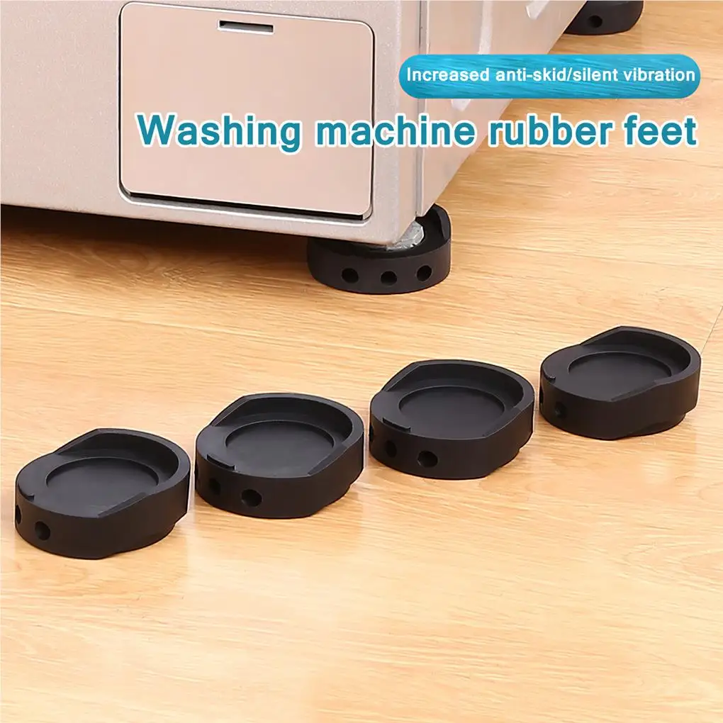 

4Pcs Anti-Vibration Pads Wear-Resistant Feet Stabilizer Mats Washing Machine