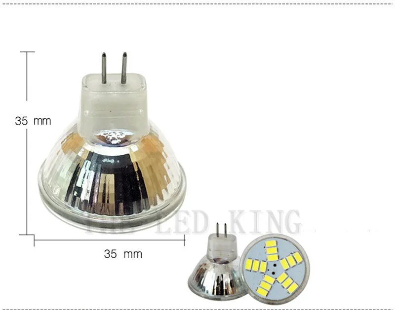 6 шт./лот супер яркая лампочка с регулируемой яркостью MR11 5730SMD 7 12 15led 3 Вт 5
