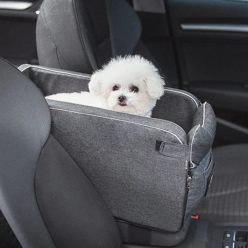 

Portable Cat Dog Bed Travel Central Control Car Safety Pet Seat Transport Dog Carrier Protector For Small Dog Cat Chihuahua