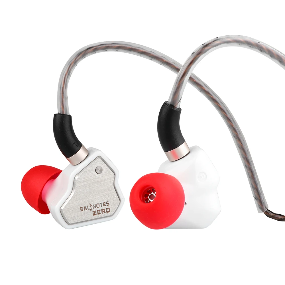 Наушники Salnotes Zero HiFi Динамический драйвер 10 мм IEM металлическая композитная