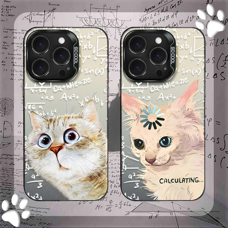 Фото Чехол Thinking Surprised Cat для Samsung Galaxy A24 A33 A34 A14 A13 A23 A55 A15 A35 A25 A05 A05S 5G A54 A53 A32 A52 A52S Cover №1