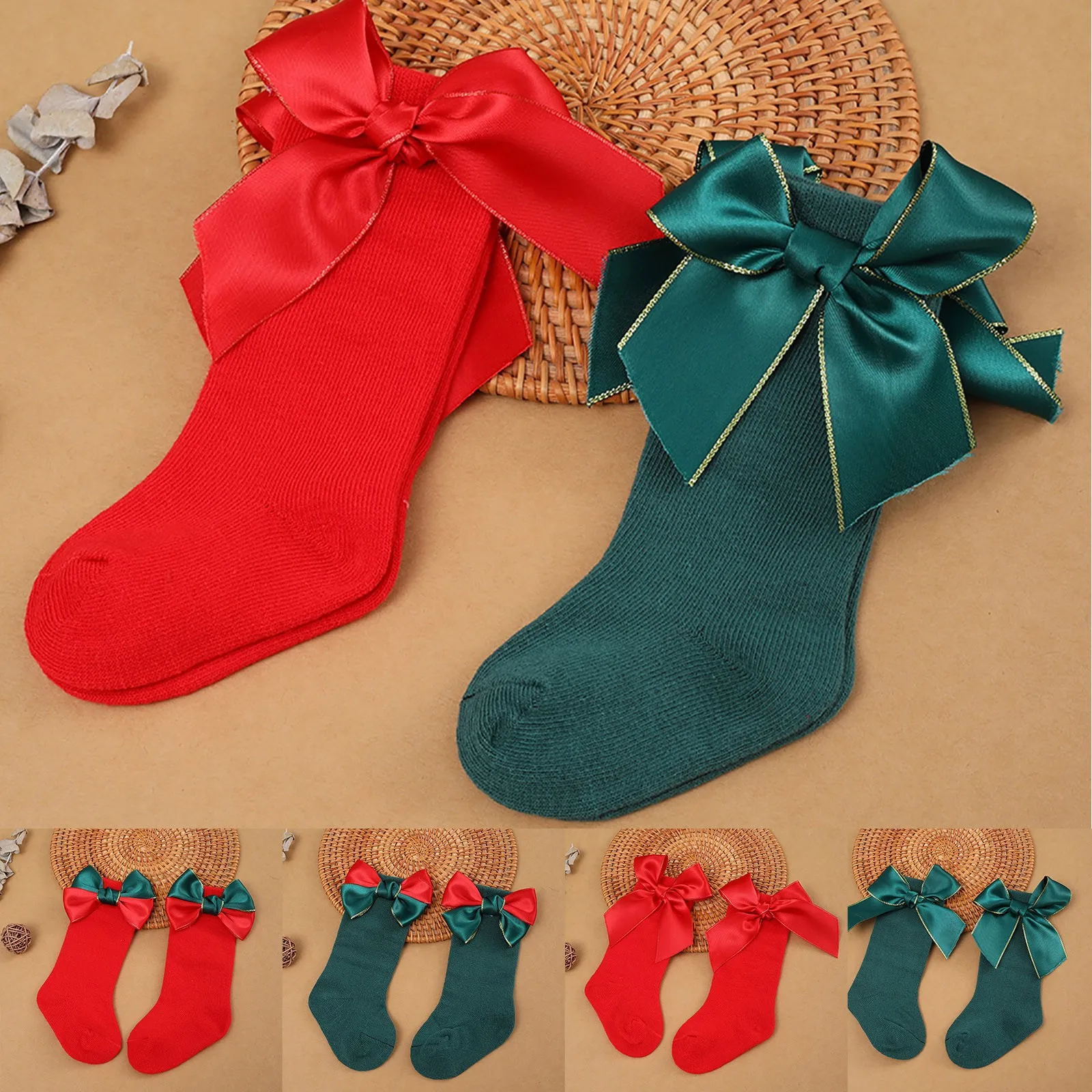 

1/2 Pcs/Sets Winter Warm Long Socks For Toddlers Boys Girls Children Kids Socks Princess Socks Christmas Floor Socks 0-3 Years