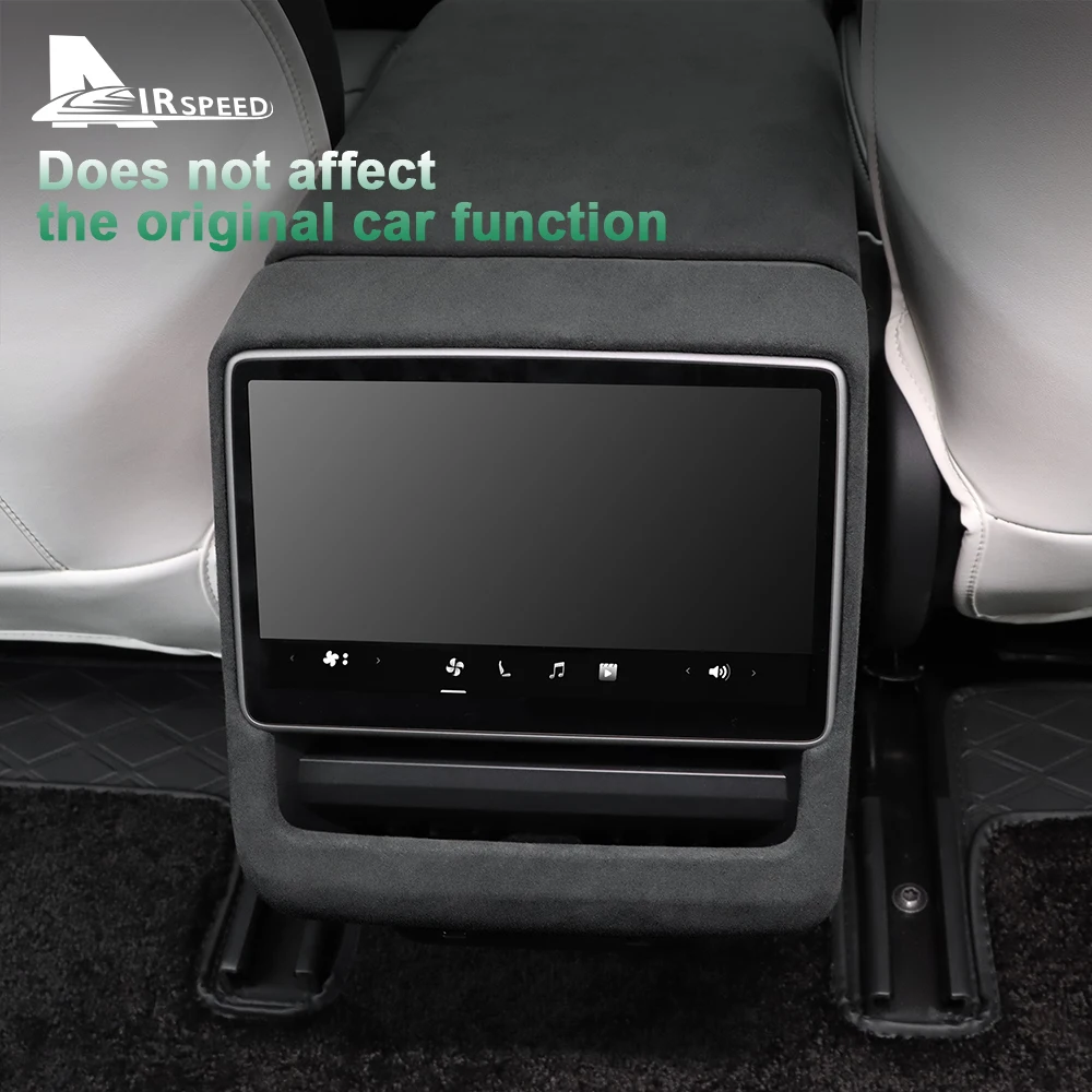 Итальянская верхняя замша для Tesla Model 3 Highland 2024-Up задняя Рамка экрана Защита от