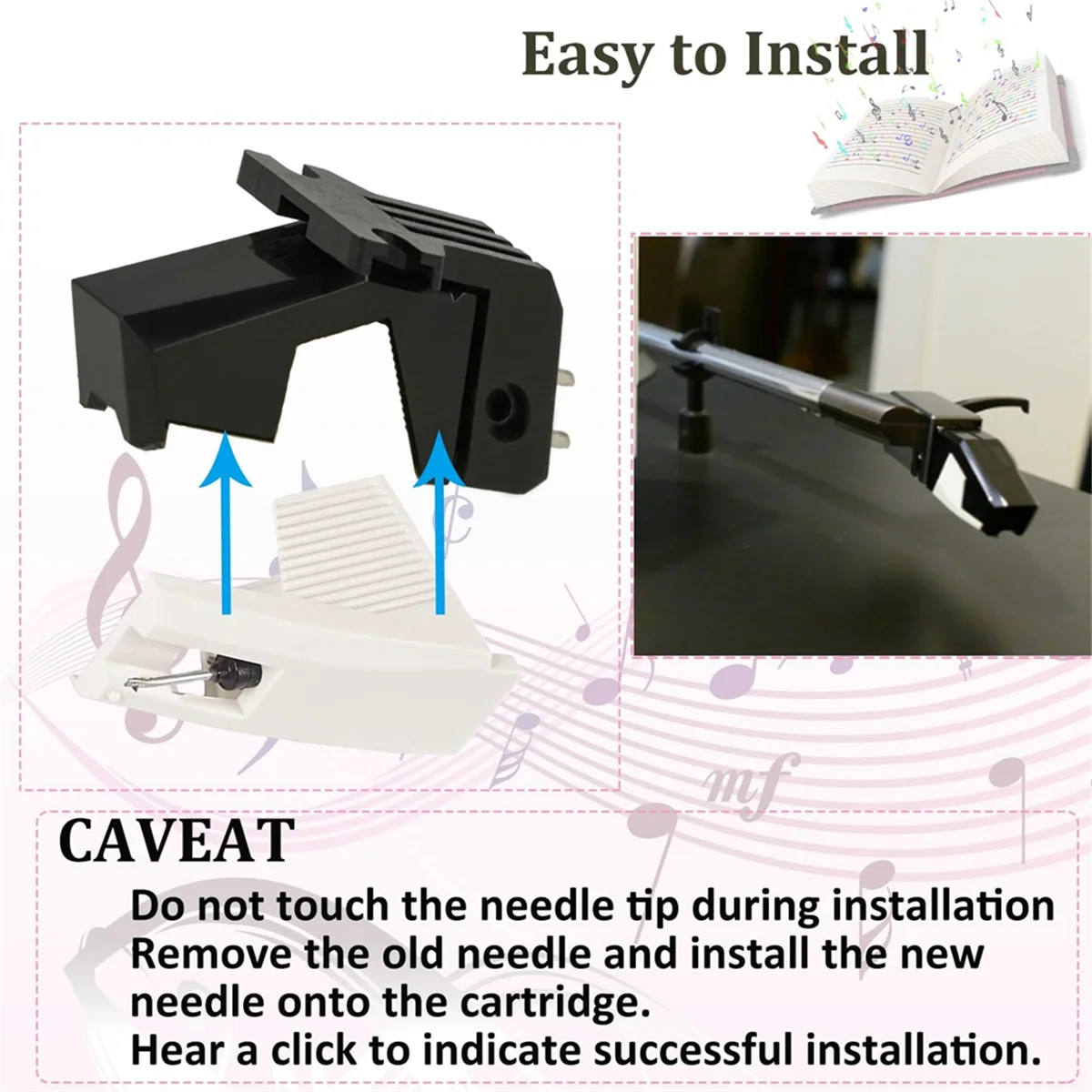 Сменный стилус ATN85EP для AT85EP совместимый с аудиотехникой эллиптическая