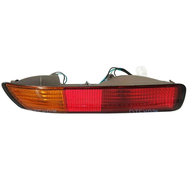 1 piece rear bumper lamp for pajero v73 rear fog light for montero stop lamps 2000-2003 mr508783 mr508783 with bulbs and wire