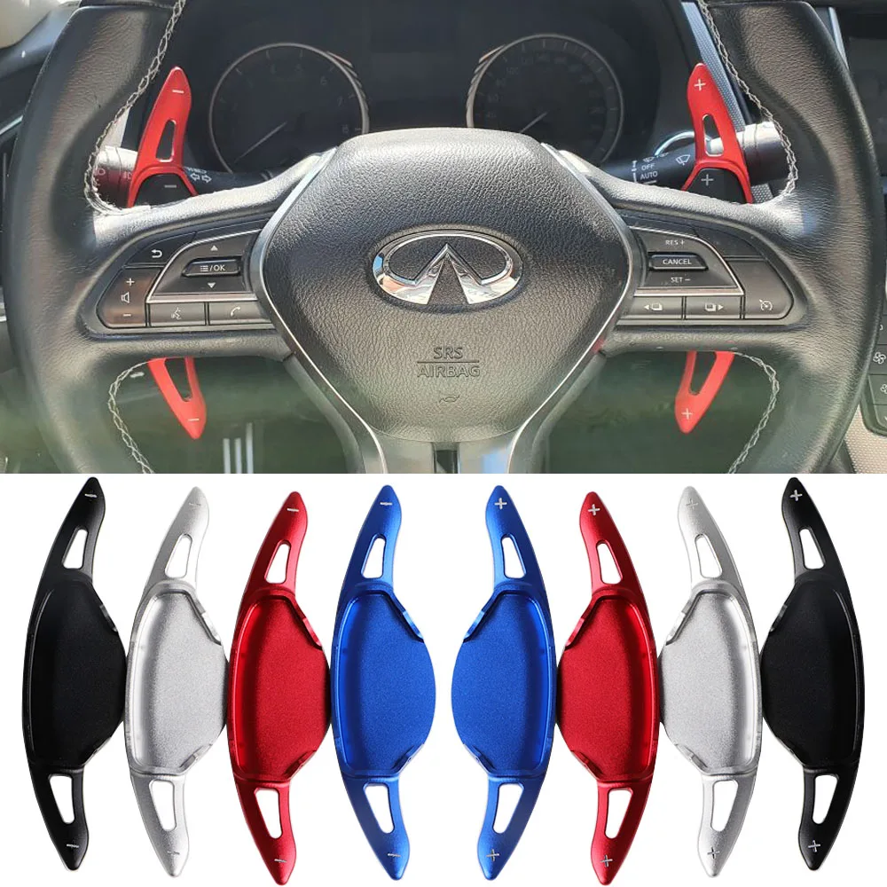 Для INFINITI Q60 Q60S II 2017 Q50 Q50S I Рестайлинг 2018 2019 2020 QX50 2021 QX55 2022 Автомобильный руль весло