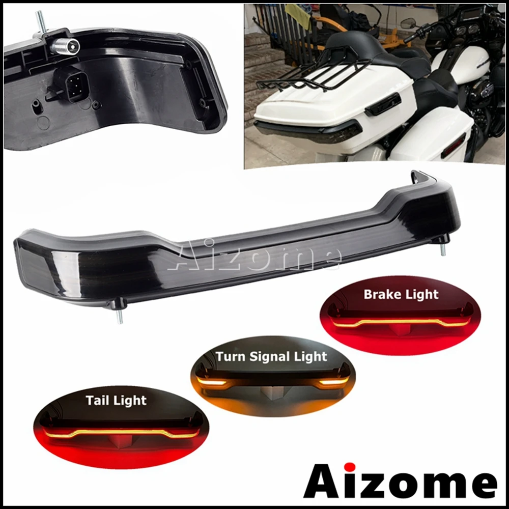 Чехол для мотоцикла задний тормоз фонарь с указателем поворота Harley Road Glide Electra Tri