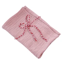 factory direct pink cloth napkins gauze cotton fabric 40x40cm soft dinner tea towel kitchen table village rustic wedding decor