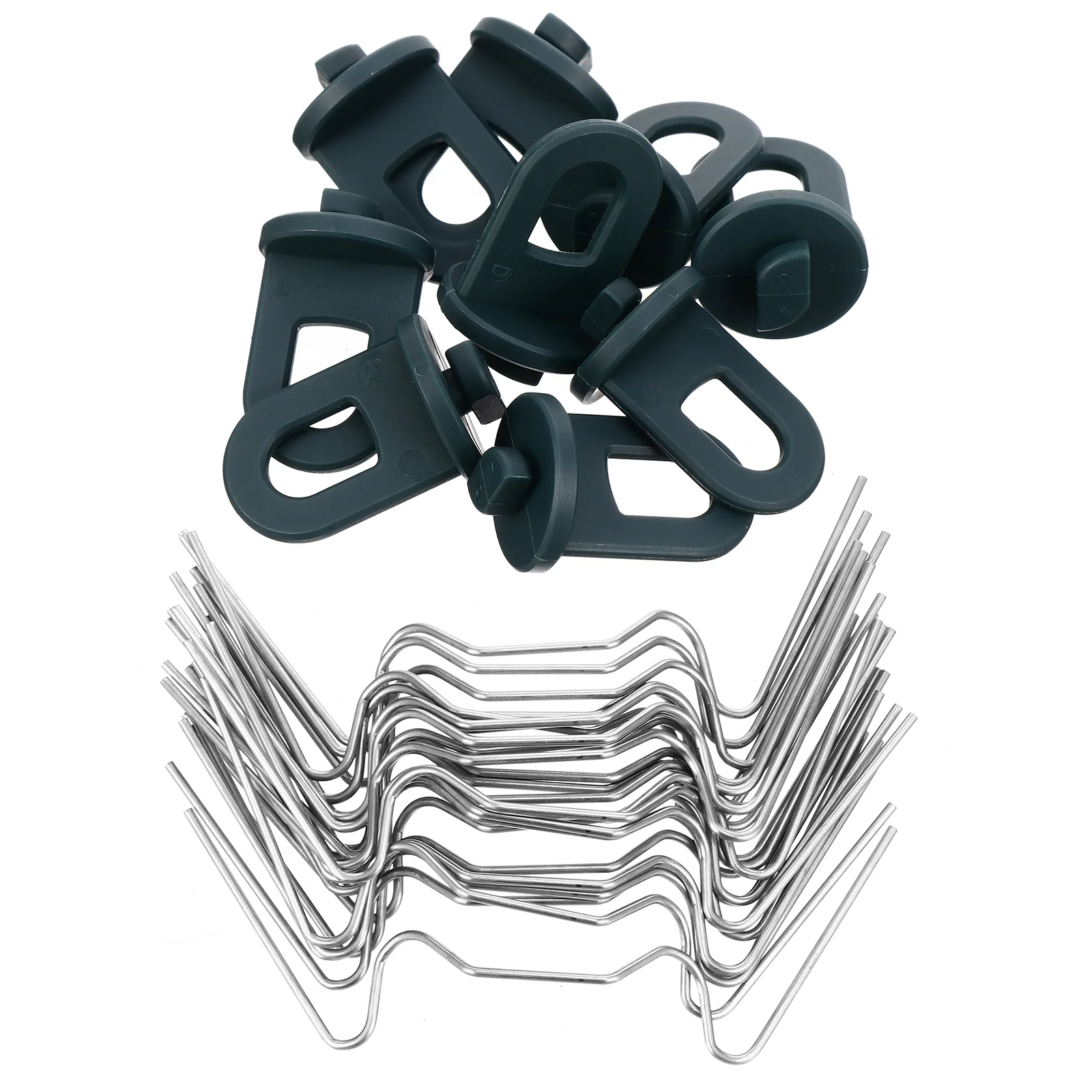 

1 Set Garden Supplies Included 25Pcs Durable Glass Clips 10Pcs Plastic Hook