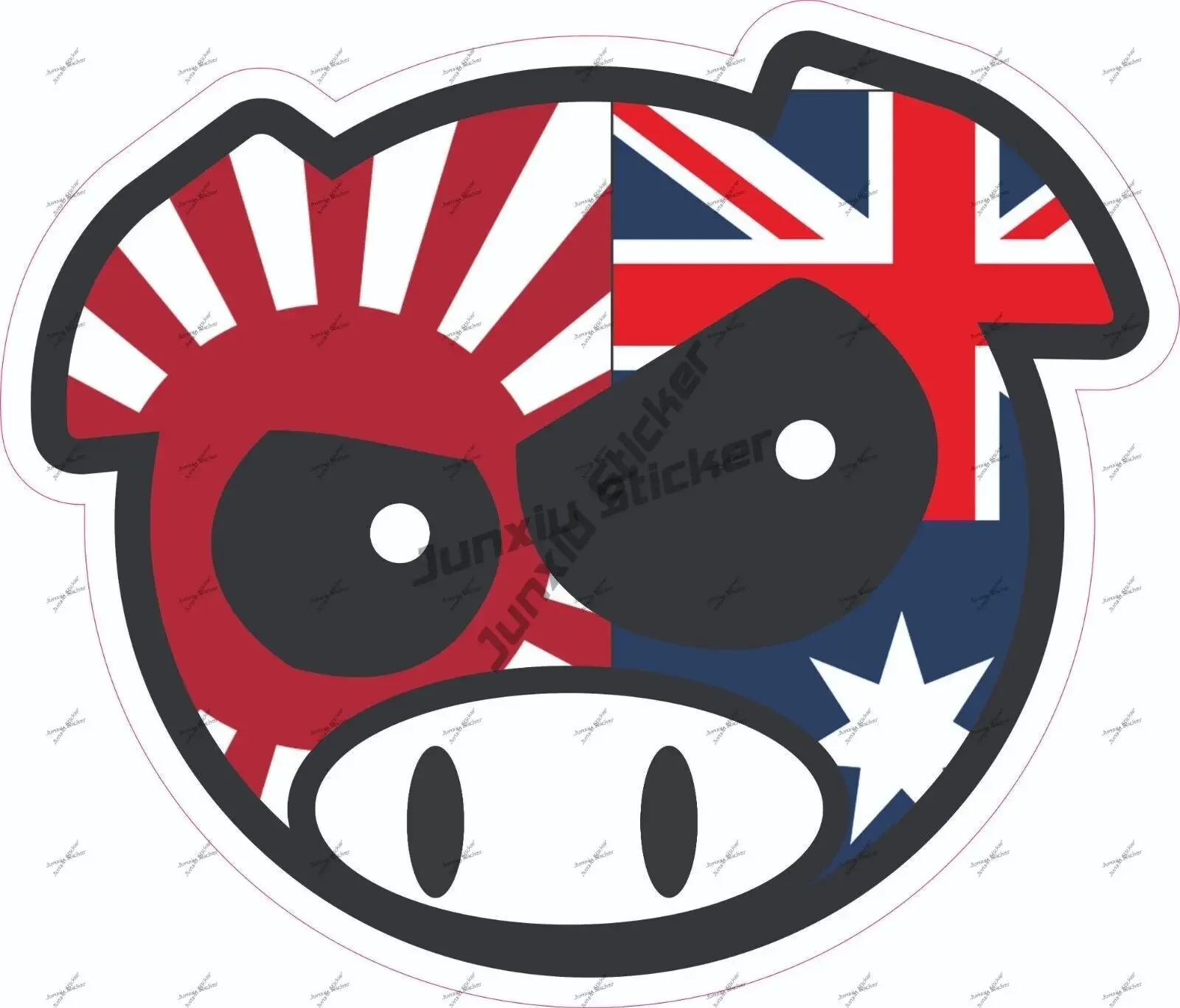 Австралия наклейка бомба Angry Pig раллийная виниловая бутылка для дрифта