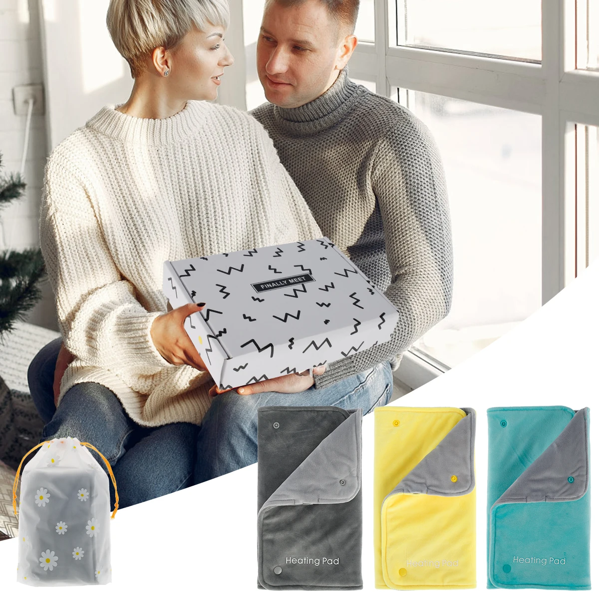 

Electric Heating Pads for Back Pain Relief Soft Heated Mat for Back Shoulders Abdomen Arms Legs Pain and Muscle Cramps 30 x 50cm