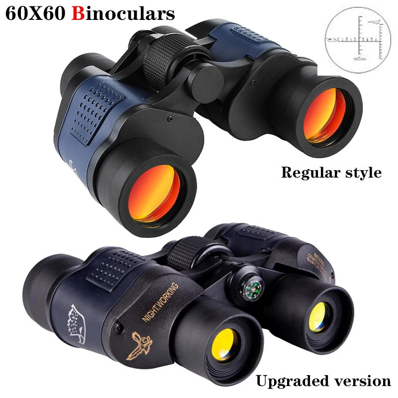 

60X60 Binoculars Long Range Telescope HD Night Vision Binoculars for Hunting Telescope for Smartphone for Travel Hunting Camping