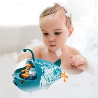 Octonauts Submarine Toy Lantern Fish Boat Figure Model Doll Children Bath Water Playing Toy Bathroom Early Education Toys