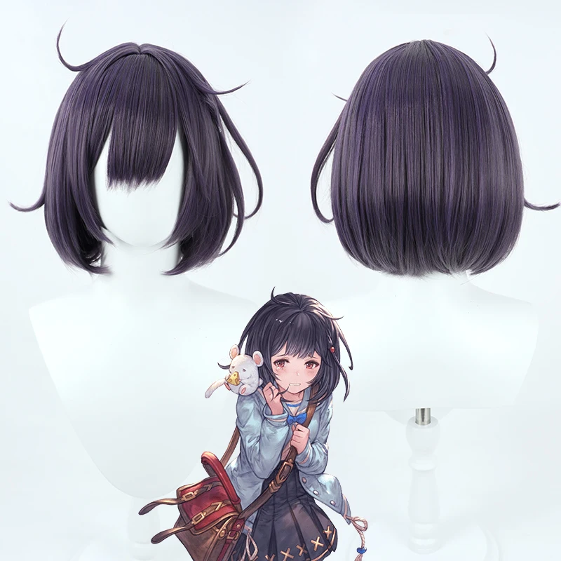 Фото Granblue Fantasy Vikala Косплей Парик Аниме Игра Ролевая игра Хэллоуин Вечеринка Синтетический парик №3