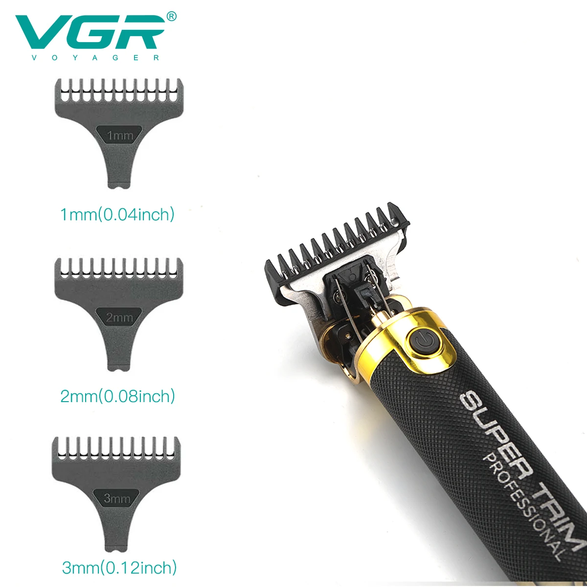VGR Professional Hair Clipper T9 Hair Cutting Machine Cordless Haircut Machine Rechargeable Bald Barber Trimmer for Men V-082 enlarge