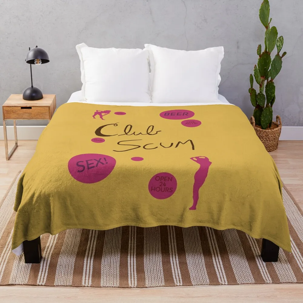 Плакат Club Scum (от Хобгоблинов) Пледы Одеяла Для Кровать Среда Пляж Гигантские