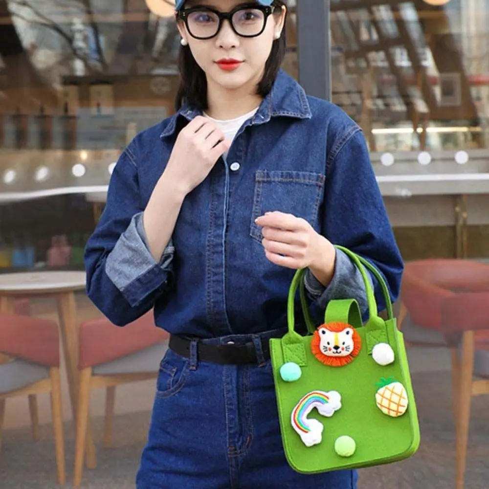 Kawaii сумка для покупок маленькая нейлоновая многофункциональная меховая