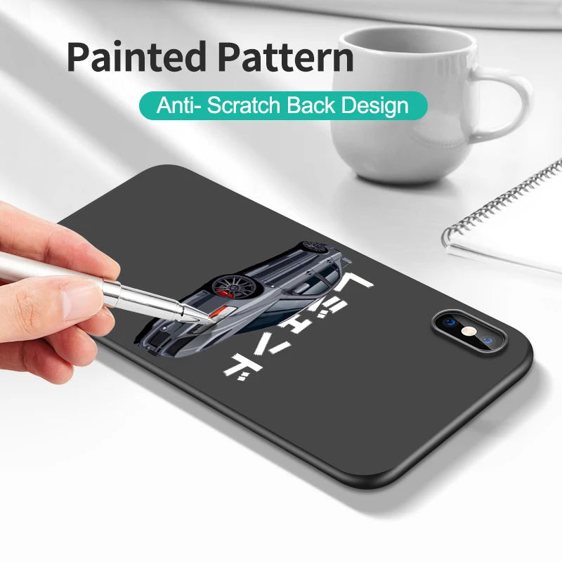 Черный чехол из ТПУ для Samsung Galaxy A03 SM-A035 Core A03S A13 A23 LTE A33 A53 A73 4G 5G JDM CAR