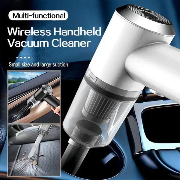 

8000Pa Wireless Car Vacuum Cleaner Cordless Handheld Auto Vacuum Home & Car Dual Use Mini Vacuum Cleaner With Built-in Battrery