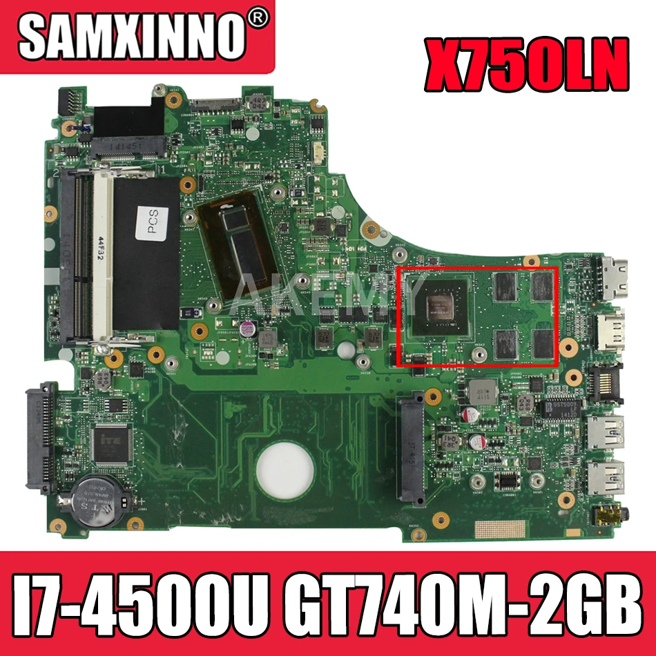 

Материнская плата для ноутбука Akemy X750 X750LB X750LN X750L K750L