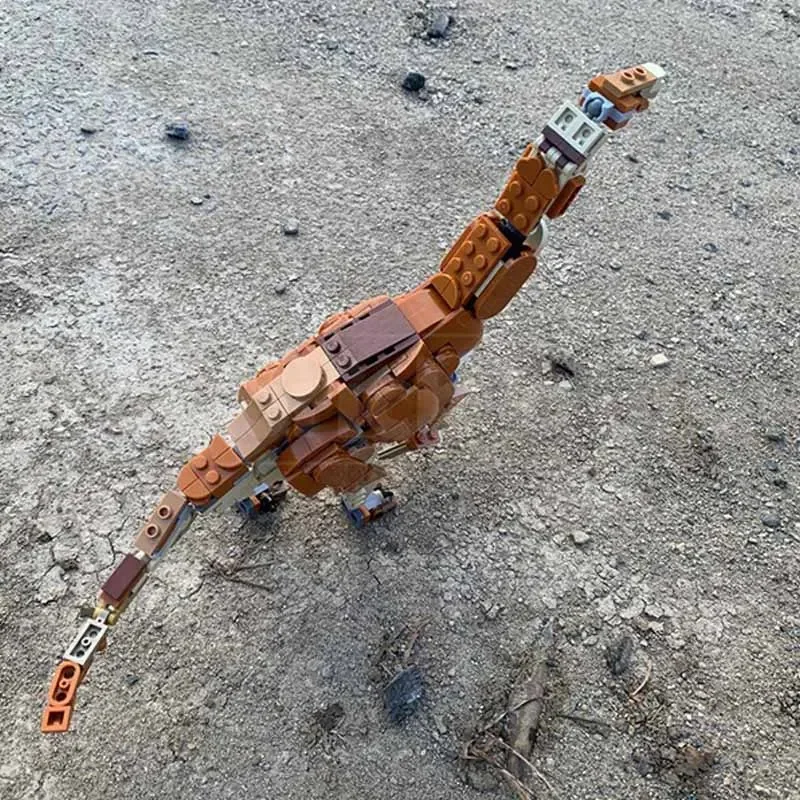 Популярная модель животного MOC Building 1: 32 восстанавливающие модели динозавров