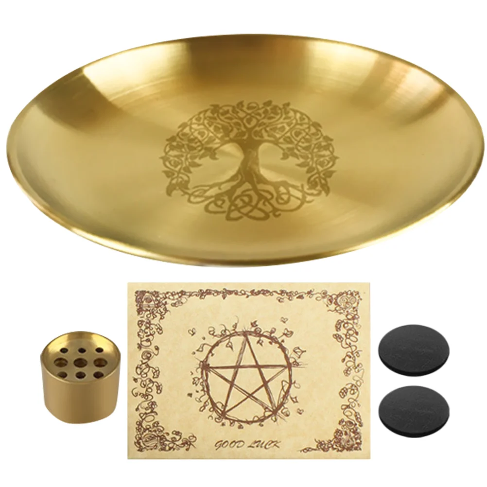 

Holder Burner Ornament Brass Decorative Aroma Stick Stands Home Furnace Cone