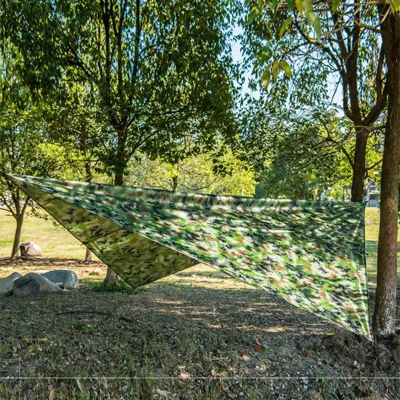 Водонепроницаемый брезент гамак для кемпинга с защитой от УФ излучения | Навесы