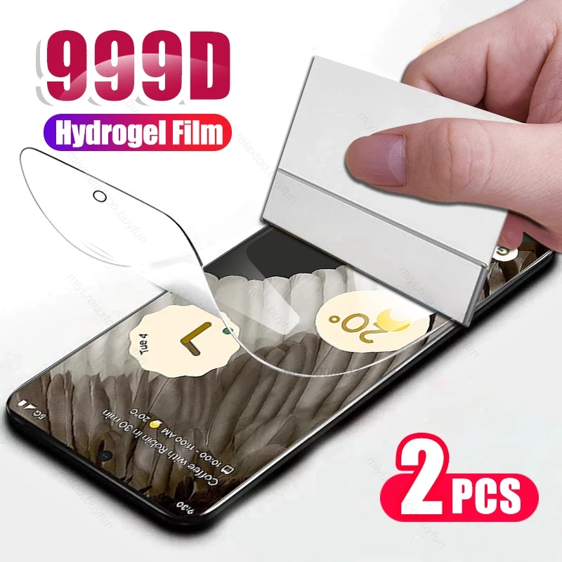 

Изогнутая мягкая Гидрогелевая пленка 999D для Google Pixel 7 Pro 7pro, защитная пленка для экрана, не стекло на Goo Gle Googe Pixel7 Pixel7pro, 2 шт.