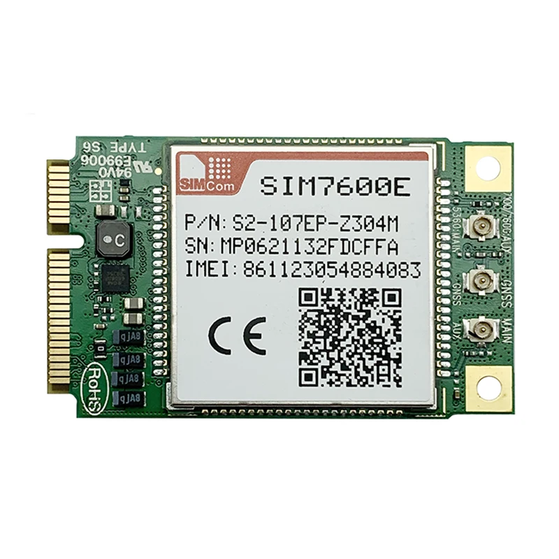 

SIMCOM SIM7600E LTE Cat1 MINI PCIE мультиполосная фотография/HSPA +/UMTS/EDGE/GPRS/GSM модуль B1/B3/B5/B7/B8/B20/B38/B40/b41