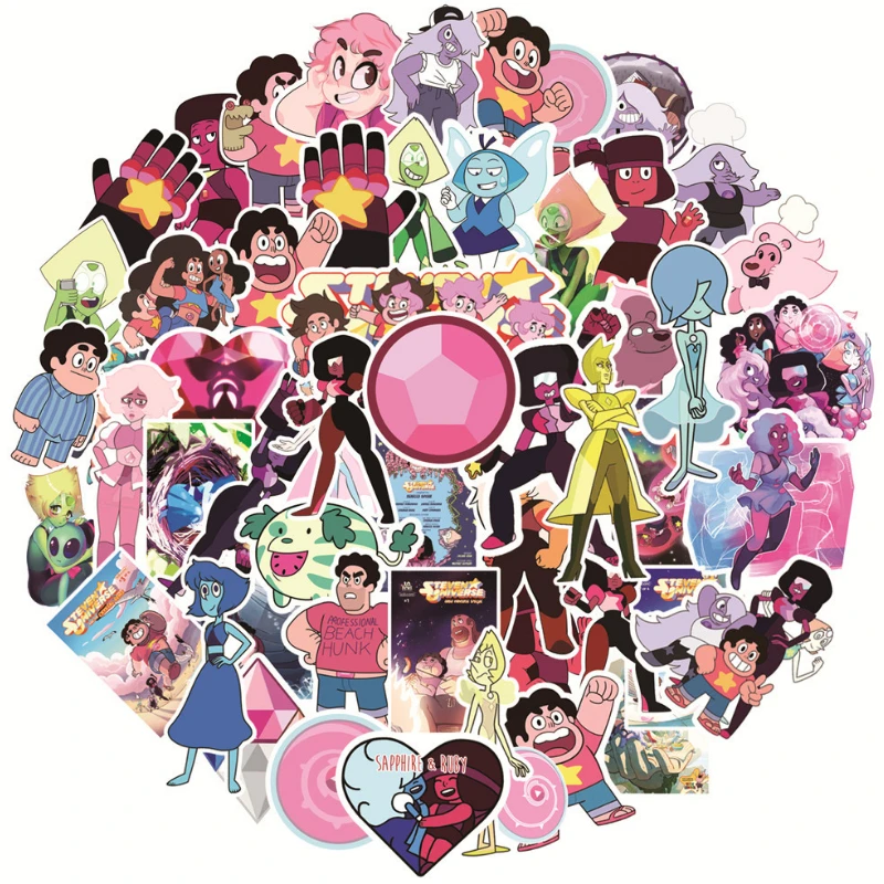

10/30/50/100pcs Steven Universe Cartoon Stickers Cute Graffiti Decal DIY Laptop Bicycle Motorcycle Fridge Waterproof Sticker Toy