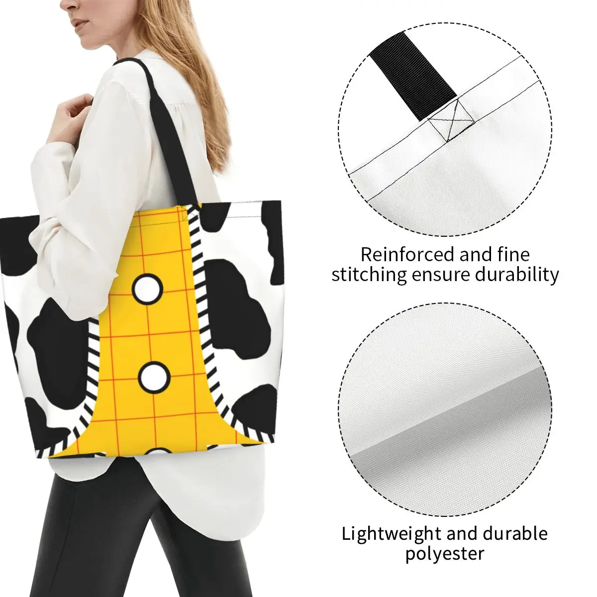 Пользовательские милые аниме История игрушек ковбойский костюм Вуди сумки-тоут