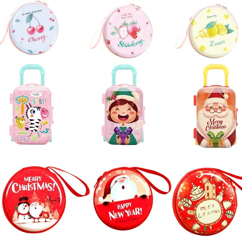 

5Pcs Mini Jewelry Box Storage Christmas Gift Portable Pill Case jewelry display packaging box For Earring Ring Necklace Holder