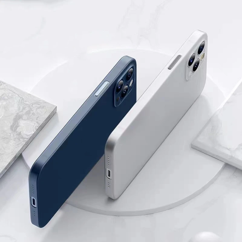 

Color Case for iPhone 13 12 11 Pro Max Ultra Thin Soft Tpu Back Phone Cover for iPhone 13 Mini X XR XS Max 6 6s 7 8 Plus Cases