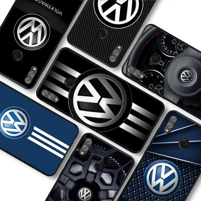 

Hot Car v-volkswagen Logo Phone Case For Huawei honor 10Lite 10i 20 8x 10 Funda for Honor 9lite 9xpro
