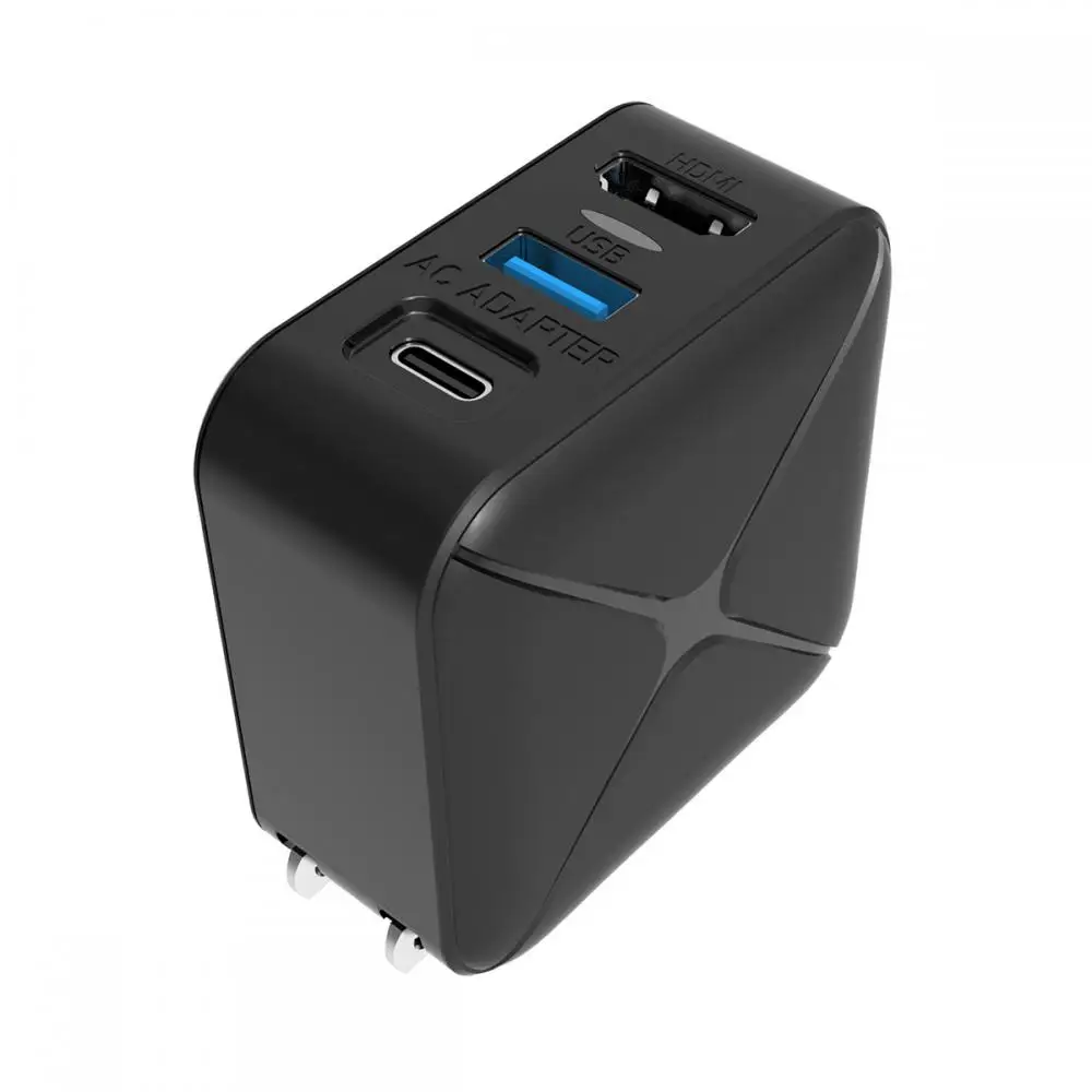 

Portable Dock Station Mini Charging Stand Switch Docking Station TV Converter Charging Stand With Type C USB C Power Input